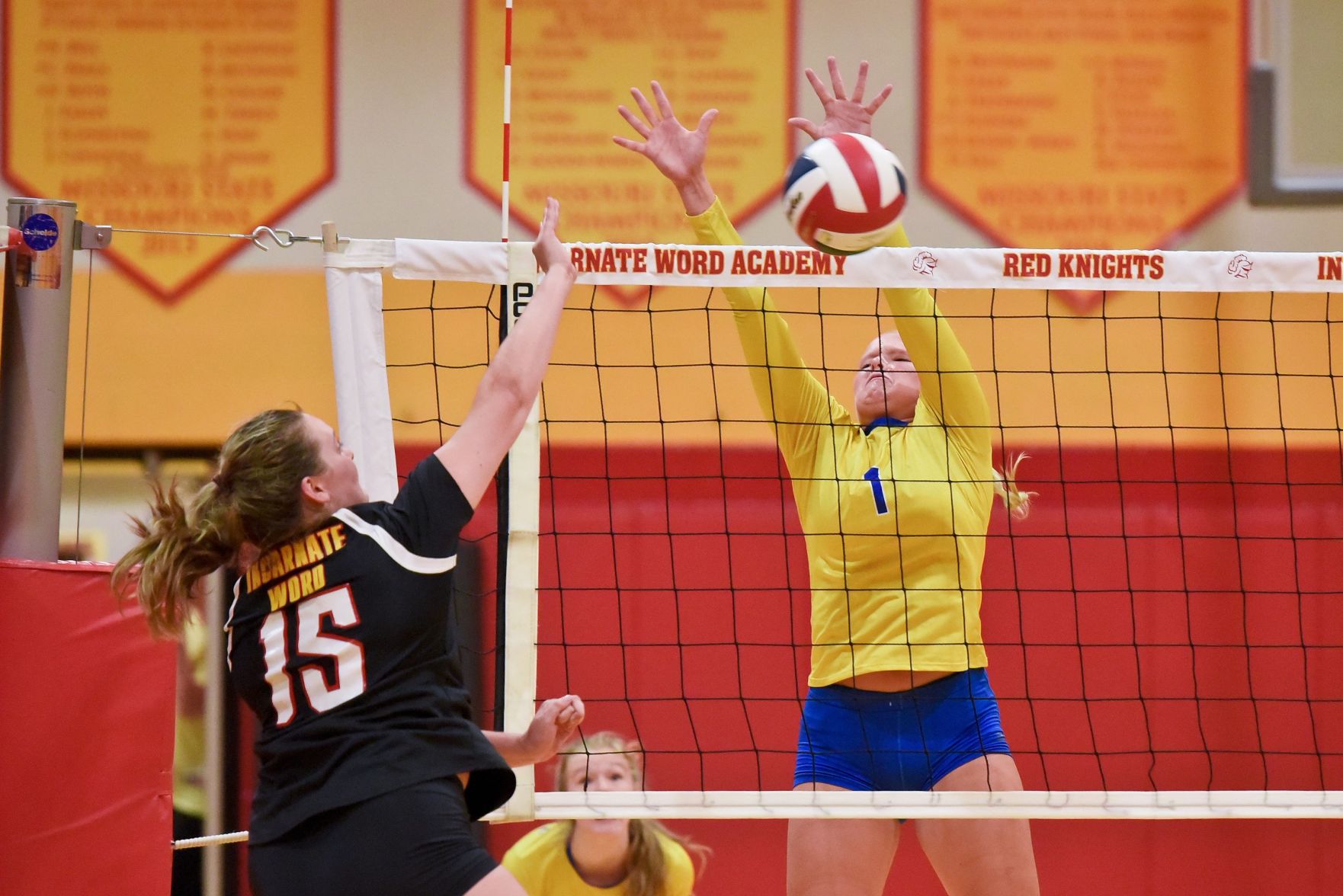 Borgia at Incarnate Word girls volleyball